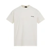 We11 Done Off-white Cotton Mini Logo T-shirt
