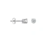 Diana M. 14kt White Gold Diamond Stud Earrings Containing 0.50 Cts Tw In White
