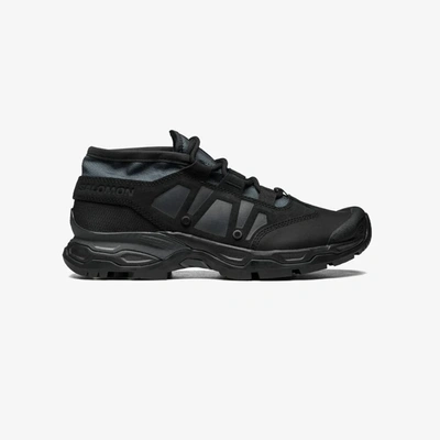 Salomon Black Jungle Ultra Low Advanced Sneakers In Black/magnet/ebony