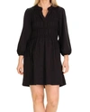 Duffield Lane Hyacinth Dress In Black In Black