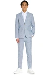 Opposuits Seersucker Two-piece Suit In Blue
