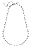 Samuel B. Sterling Silver Satellite Station Ball Chain Necklace In Silver