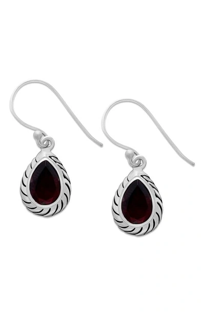 SAMUEL B. SAMUEL B. PEAR CUT DROP EARRINGS