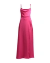 Simona Corsellini Woman Maxi Dress Fuchsia Size 6 Polyester In Pink