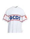 GCDS GCDS MAN T-SHIRT WHITE SIZE L COTTON