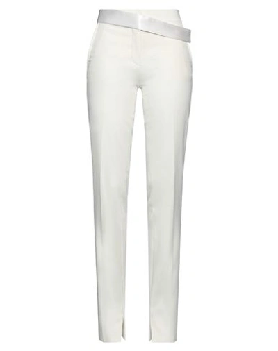 Stella Mccartney Woman Pants White Size 2-4 Polyester, Wool, Elastane