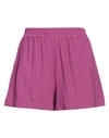 Fisico Cristina Ferrari Fisico Woman Shorts & Bermuda Shorts Mauve Size S Polyamide, Elastane In Purple