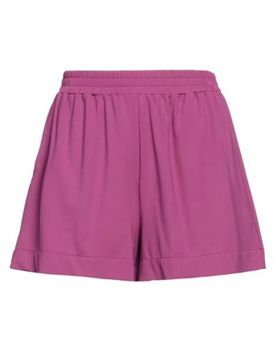 Fisico Woman Shorts & Bermuda Shorts Mauve Size S Polyamide, Elastane In Purple
