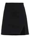 Pinko Woman Mini Skirt Black Size 10 Viscose, Polyamide, Elastane