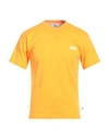 Gcds Man T-shirt Orange Size Xs Cotton