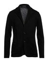 LARDINI LARDINI MAN BLAZER BLACK SIZE L COTTON