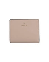 Furla Small Camelia Wallet In Beige