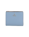 Furla Camelia S Compact Wallet Woman Wallet Pastel Blue Size - Leather