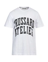 Trussardi Man T-shirt White Size 3xl Cotton