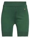 Vivienne Westwood Woman Shorts & Bermuda Shorts Green Size M Cotton