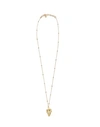 Philipp Plein Gold-plated Crowned Skull Necklace With Preciosa Crystals In Gold