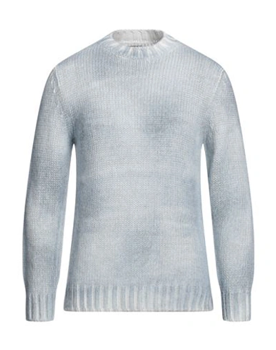 Bellwood Man Sweater Light Blue Size 44 Acrylic, Alpaca Wool, Wool, Viscose