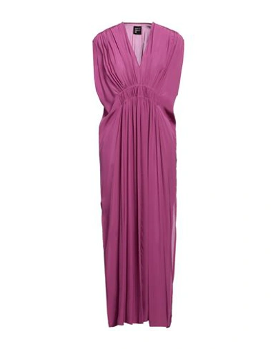 Fisico Cristina Ferrari Fisico Woman Midi Dress Mauve Size L Viscose In Purple