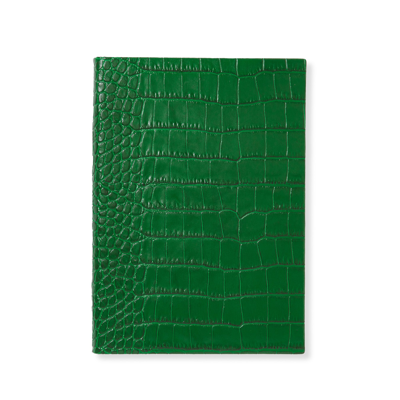 Smythson Soho Notebook In Mara In Clover