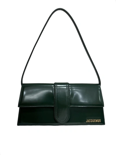 Jacquemus Le Bambino Long Green Paint Bottle In Black