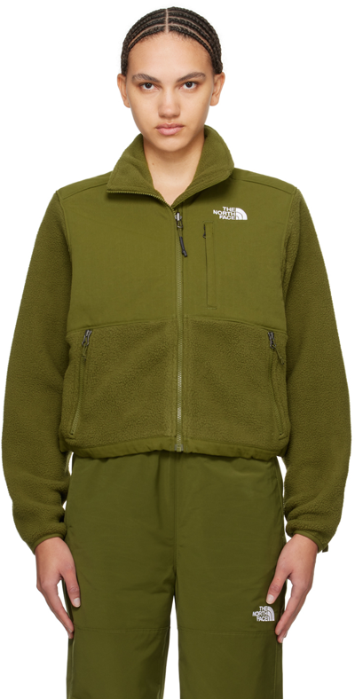 The North Face Khaki Denali Jacket In Pib Forest Olive