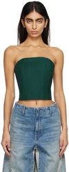 Amiri Green 'ma' Tank Top In Rain Forest