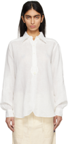 NEEDLES WHITE EDW SHIRT