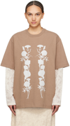 SONG FOR THE MUTE BROWN 'WHITE FOLIAGE' LONG SLEEVE T-SHIRT