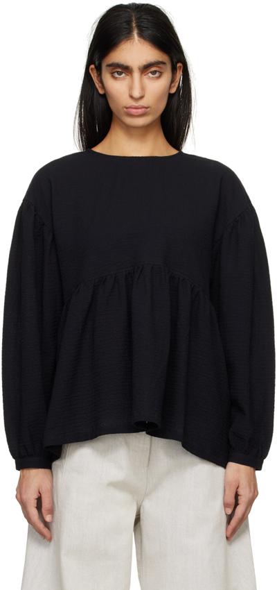 Henrik Vibskov Black Bowl Blouse