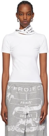 Y/project White Triple Collar T-shirt In Optic White