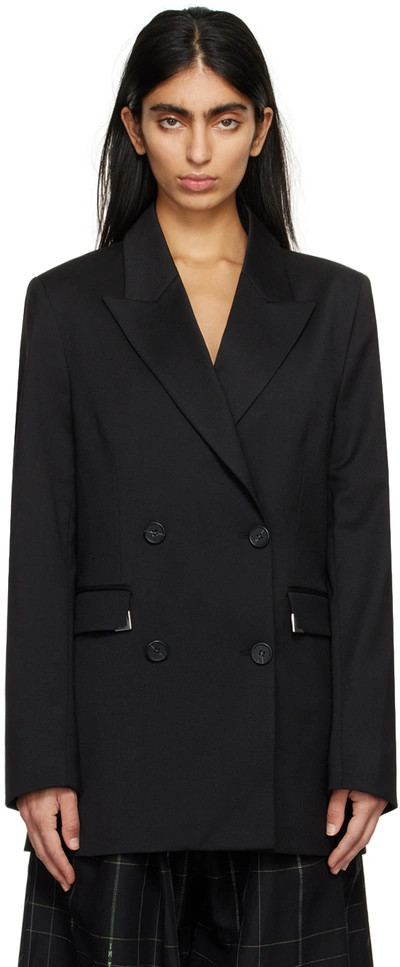 Han Kjobenhavn Black Double-breasted Blazer