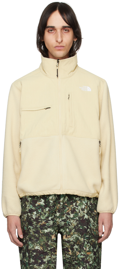 The North Face Ripstop Denali Jacket Gravel M In Ivory
