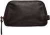 RRL BROWN LEATHER TRAVEL POUCH