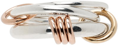 Spinelli Kilcollin Silver Orion Ring In Silver / 18k Gold