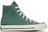 CONVERSE GREEN CHUCK 70 VINTAGE CANVAS SNEAKERS