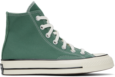 Converse Green Chuck 70 Vintage Canvas Sneakers In Blue