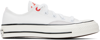 Converse White Chuck 70 Ox Sneakers In White/pale Putty/fev