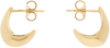 LEMAIRE GOLD MICRO DROP EARRINGS