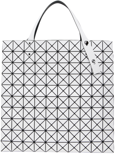 Bao Bao Issey Miyake White Prism Tote In 01-white