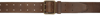 RRL BROWN LEATHER DOUBLE-PRONG BELT