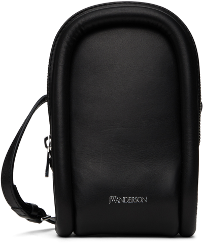 Jw Anderson Black Bumper Pouch In 999 Black