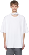Y/PROJECT WHITE TRIPLE COLLAR T-SHIRT
