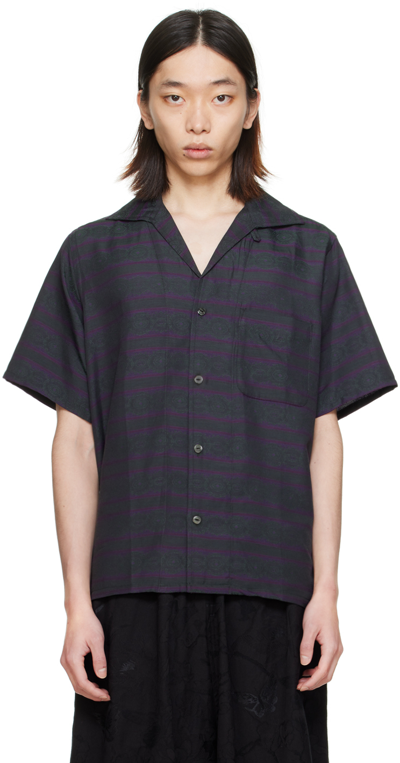 Needles Green Jacquard Shirt In A-green