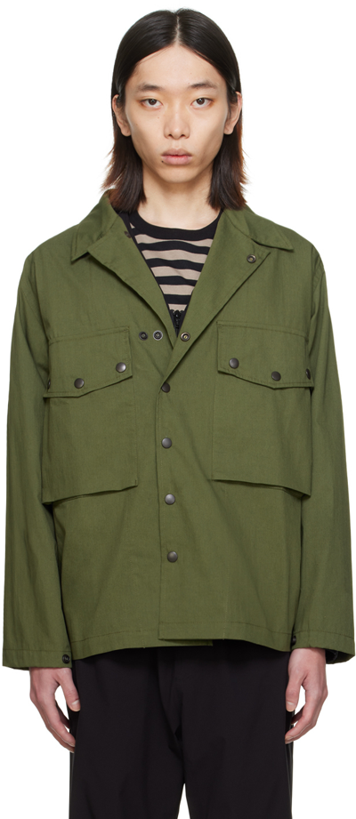 Needles Green Field Jacket In A-olive