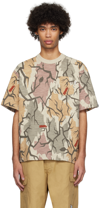 BILLIONAIRE BOYS CLUB KHAKI CAMO T-SHIRT