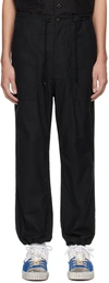 NEEDLES BLACK STRING FATIGUE TROUSERS