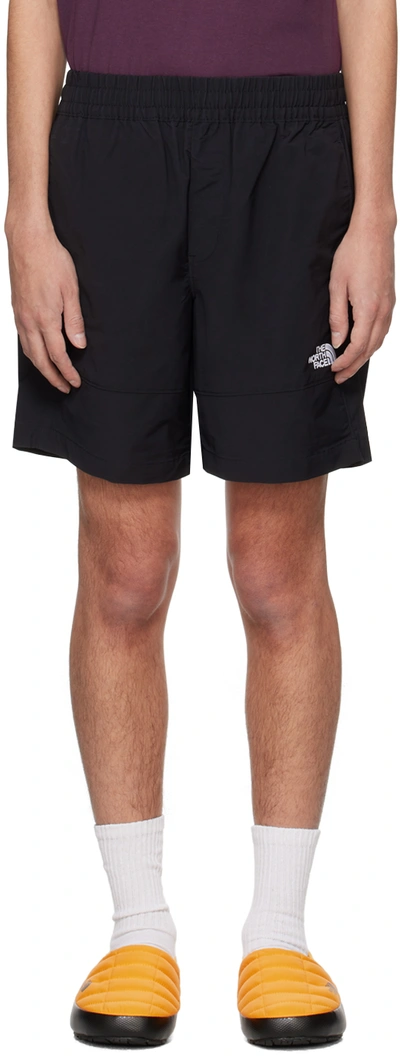 The North Face Black Easy Wind Shorts In Jk3 Tnf Black