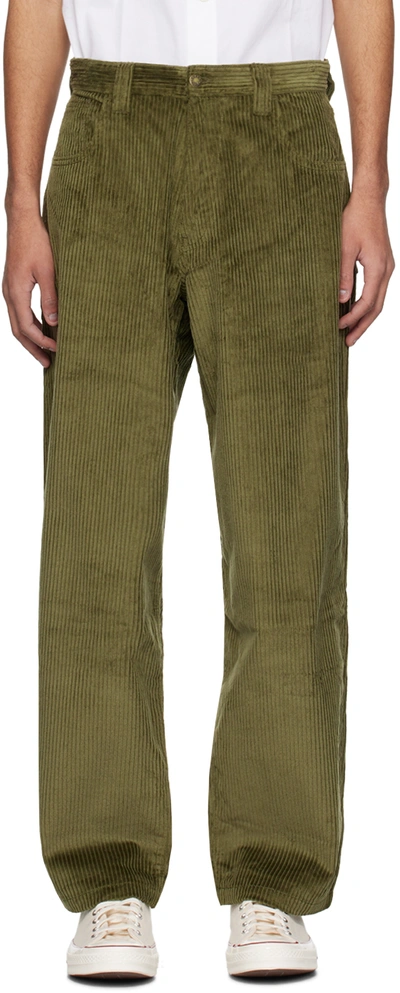 Noah Green Five-pocket Trousers In Loden