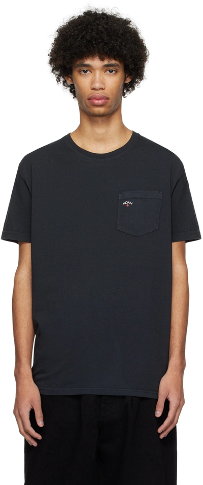 Noah Classic Pocket T-shirt In Navy