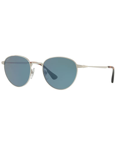Persol Unisex Po2445s 52mm Sunglasses In Blue